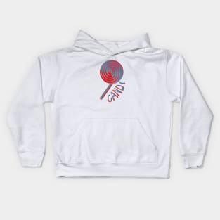 candy red blue Kids Hoodie